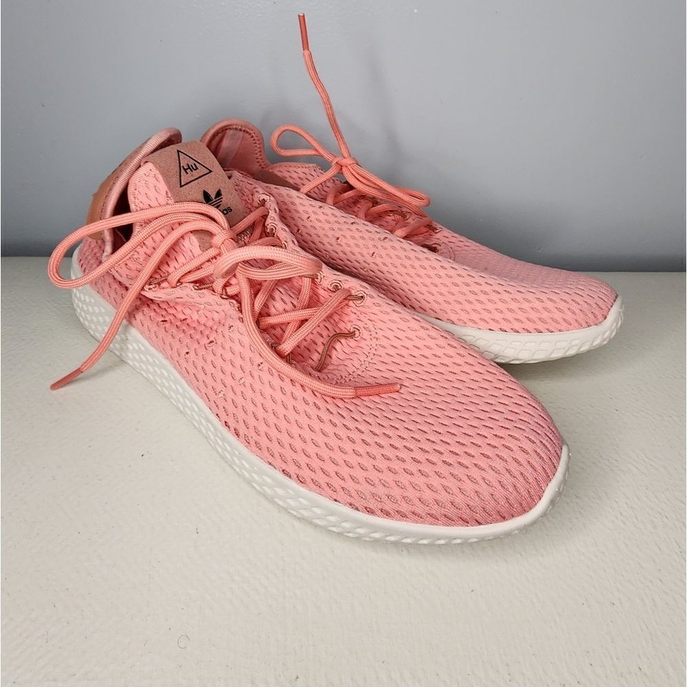 Adidas Pharrell Williams Tennis HU Sneakers Womens 7.5 Pink CP9803
